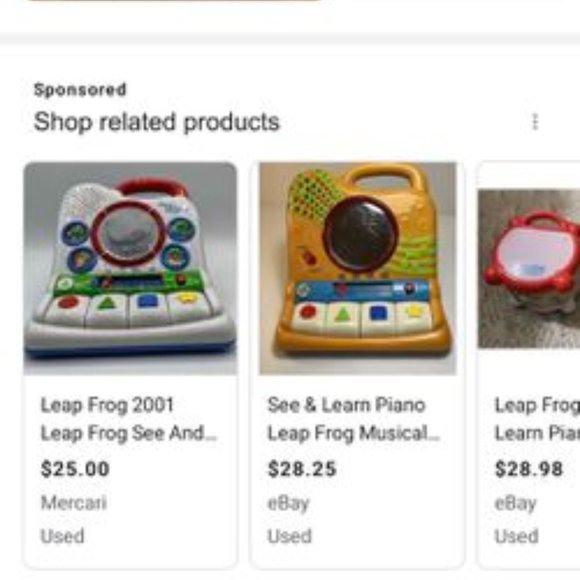 Vintage Leap Frog See And Learn Piano - Picture 2 of 4